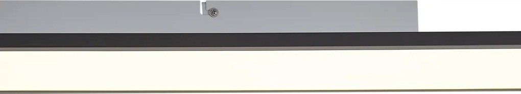 LED panel čierny obdĺžnikový vrátane LED 3-stupňovo stmievateľný - Reeves