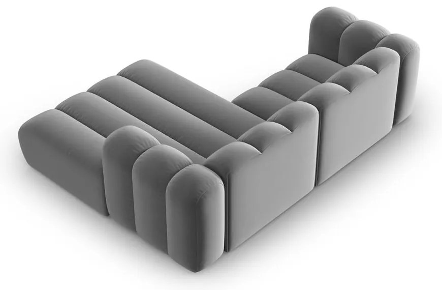 Svetlosivá rohová pohovka (pravý roh) Lupine – Micadoni Home