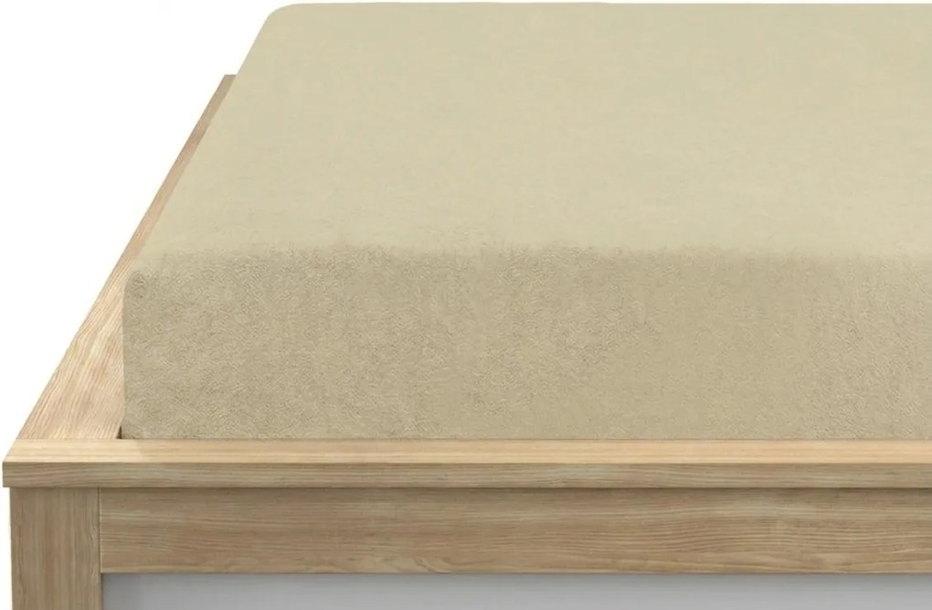 Froté plachta MOLTON cappuccino 180 x 200 cm