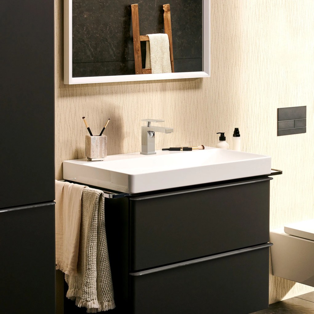 Hansgrohe Tecturis E, páková umývadlová batéria 80 CoolStart EcoSmart+ bez odtokovej garnitúry, chrómová, HAN-73001000