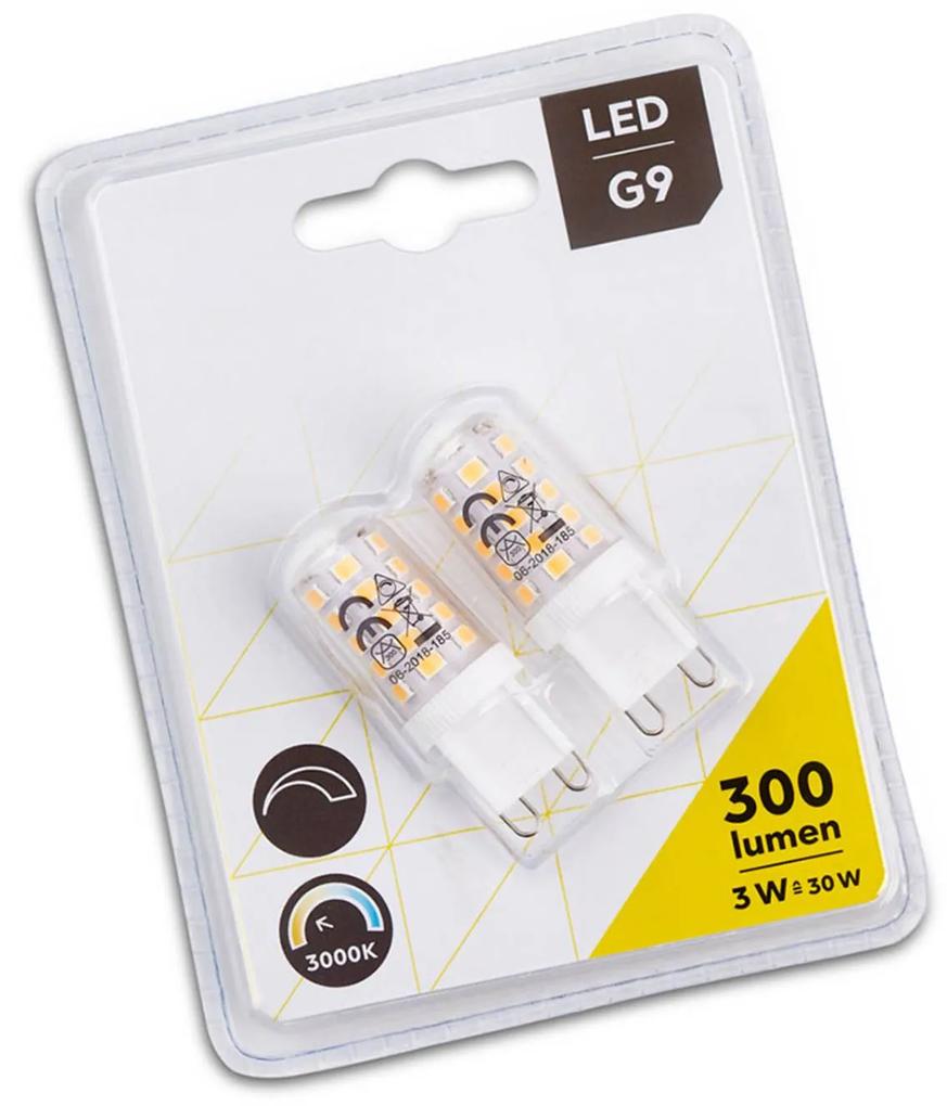 LED žiarovka G9 3W dvojbalenie, stmievateľná