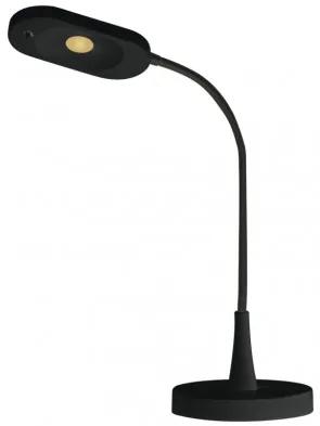 LED stolná lampa HT6105, čierna