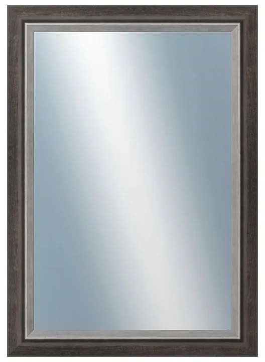 DANTIK - Zrkadlo v rámu, rozmer s rámom 50x70 cm z lišty AMALFI čierna (3118)
