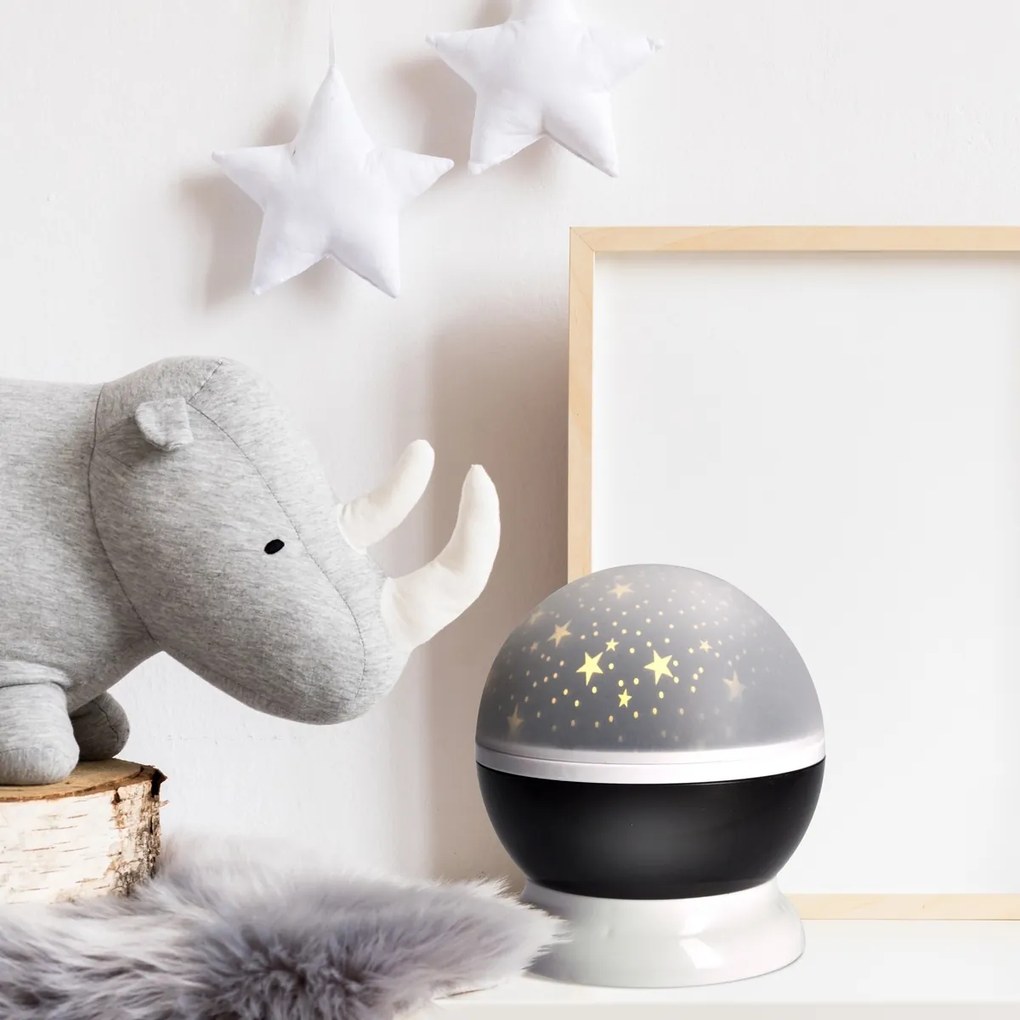 Solight LED projektor vianočná guľa, 9 režimov