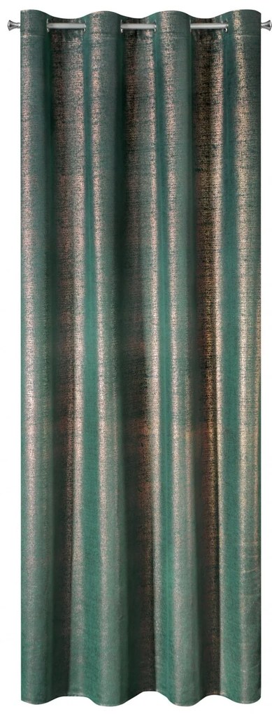 ZATEMŇOVACÍ ZÁVES NA KRÚŽKOCH AMBI 140X250 CM ZELENÁ