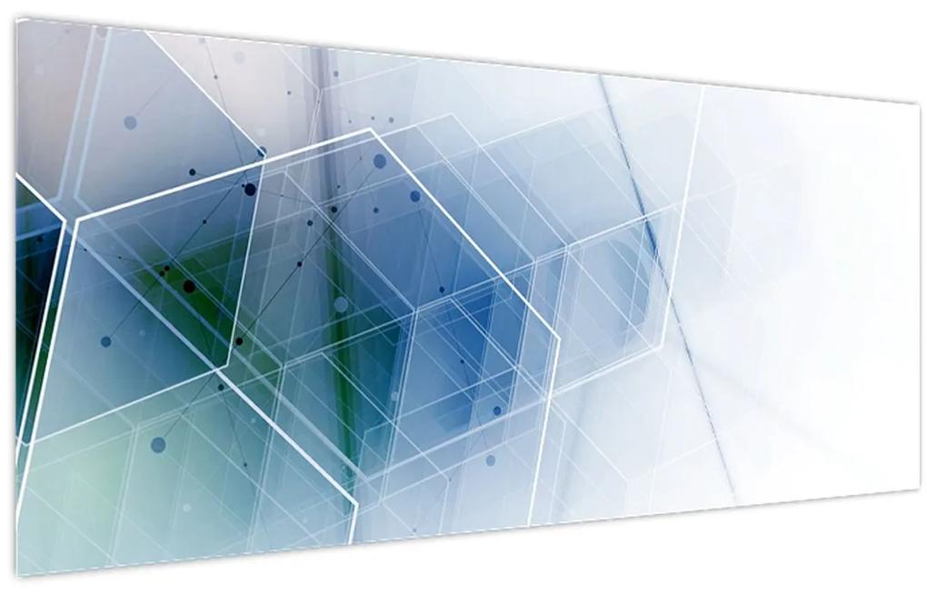Obraz - Geometrické útvary (120x50 cm)