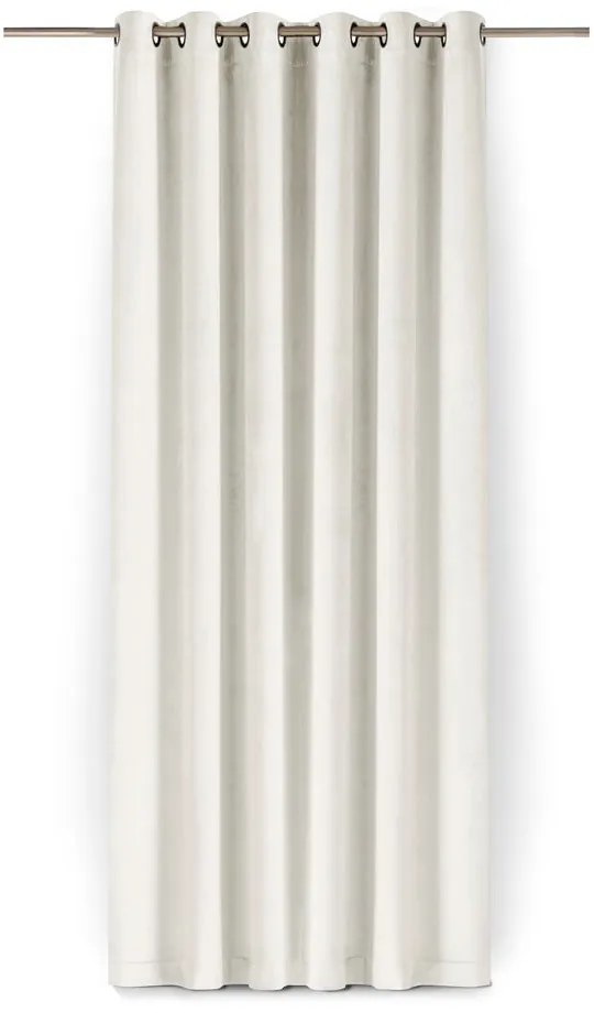 Krémový zamatový dimout záves 400x300 cm Velto – Filumi