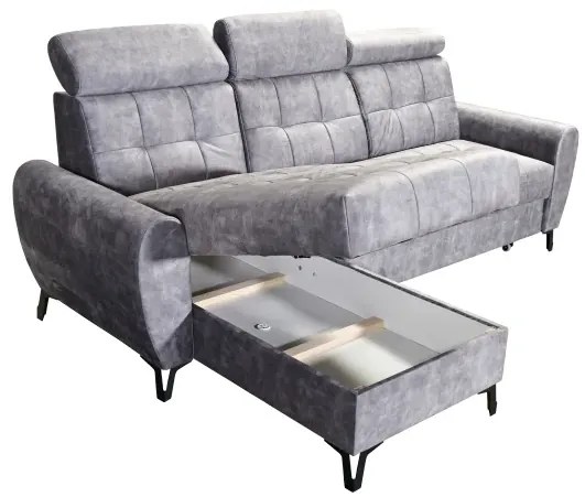 Sedacia súprava Lavante, ľavá, sivá (rinaldi 13)