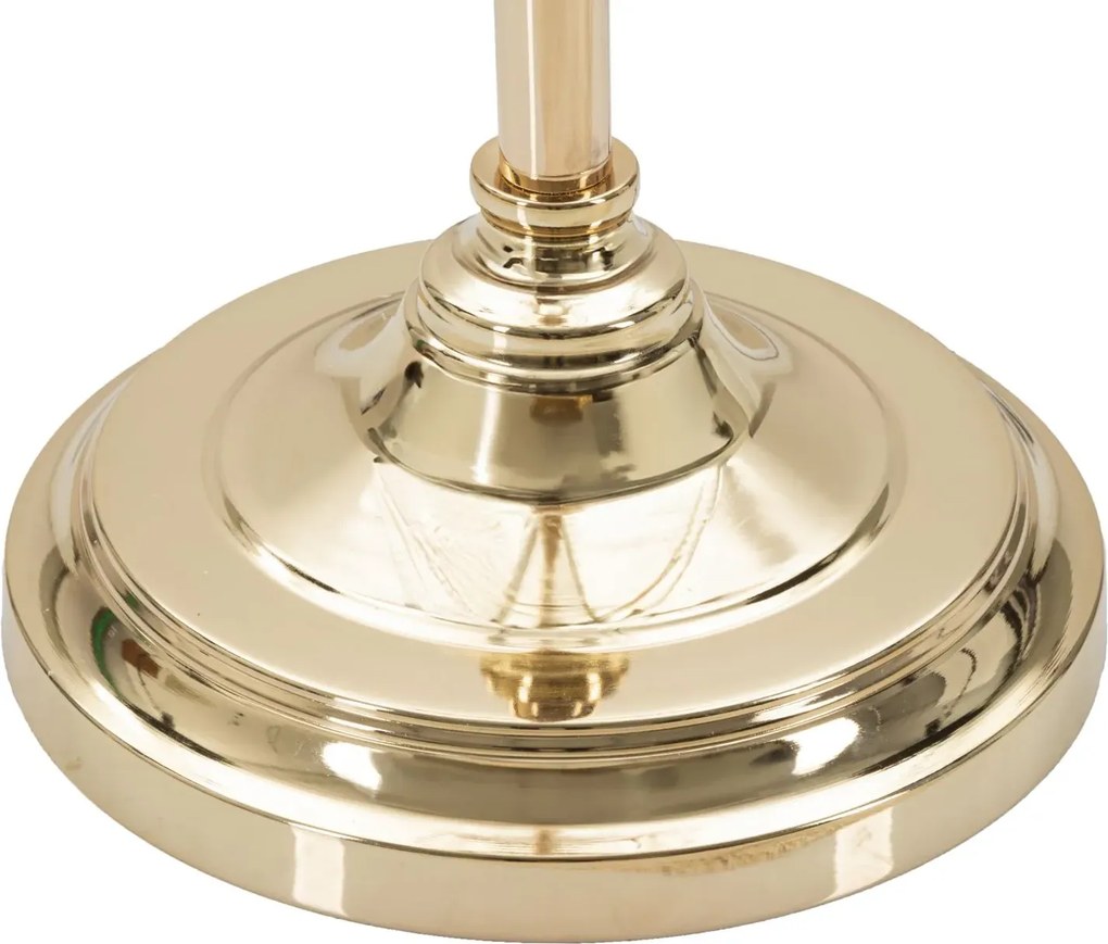 Stojacia lampa Bruxelles 160 cm čierna/zlatá