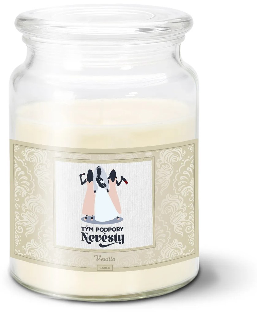 Sablio Sviečka Tím podpory nevesty - 500 g