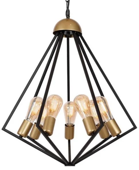 Luster na reťazi ALI 7xE27/60W/230V