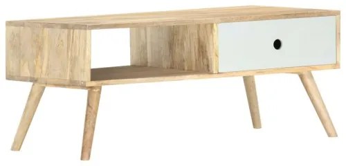 vidaXL Konferenčný stolík 90x50x40 cm masívne mangovníkové drevo-