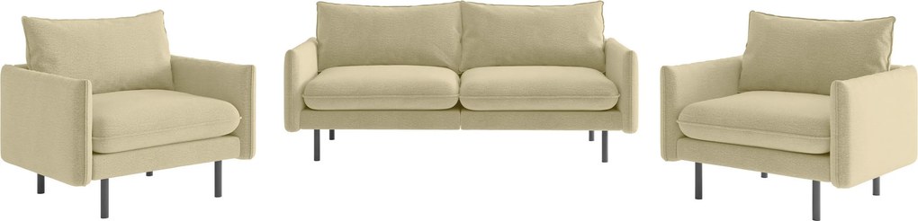XXXLutz SEDACIA ZOSTAVA, textil, béžová Livetastic - Online Only obývacie izby - 001968008101