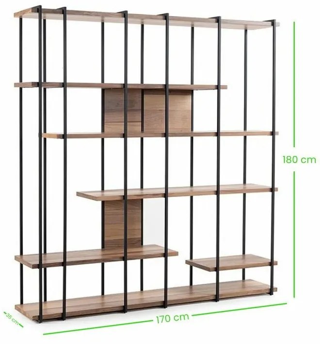 Regálová jednotka Cooper Walnut