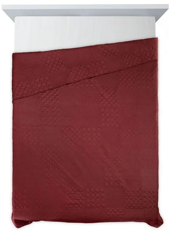 Dekorstudio Moderný prehoz na posteľ BONI5 tehlový Rozmer prehozu (šírka x dĺžka): 170x210cm