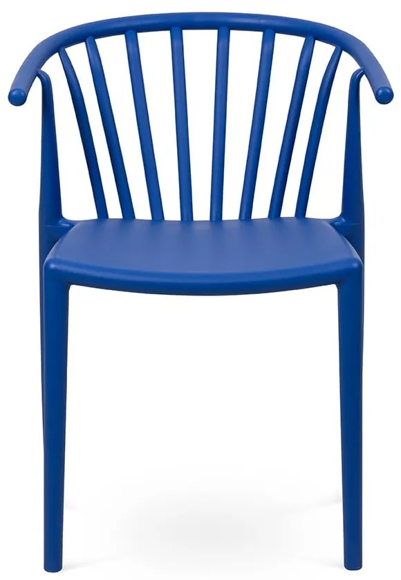 Modrá plastová záhradná stolička Capri – Bonami Essentials