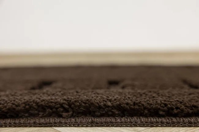 Kúpeľňový koberček Ocean hnedý ovál