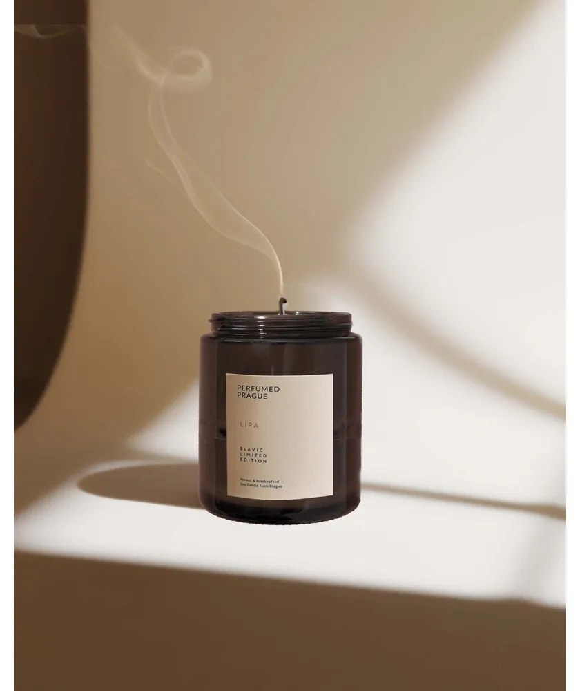 Vonná sójová sviečka Slavic Edition: #88 Linden, Moss, Hibiscus – Perfumed Prague