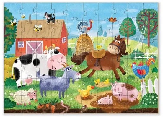 Puzzle Farma 32x23cm 60 dielikov