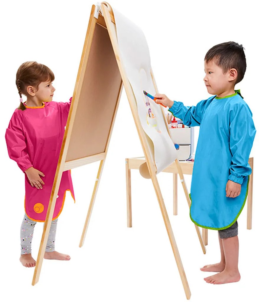 Podbradník s rukávmi veľký - modrý