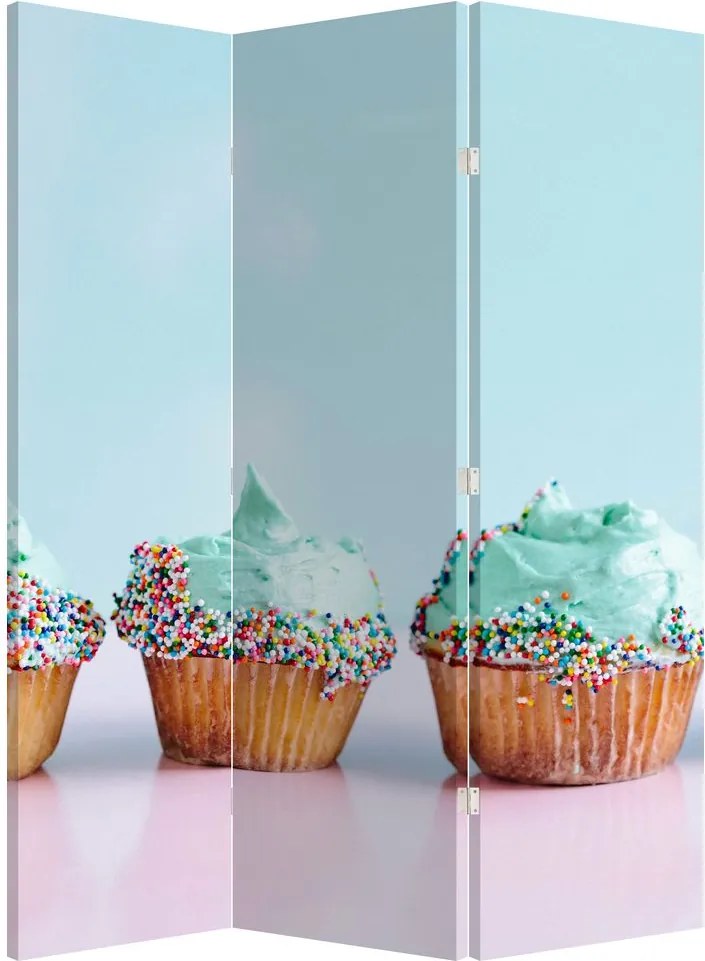 Paraván - Cupcakes (126x170 cm)