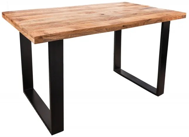 Dizajnový jedálenský stôl Thunder 140 cm mango