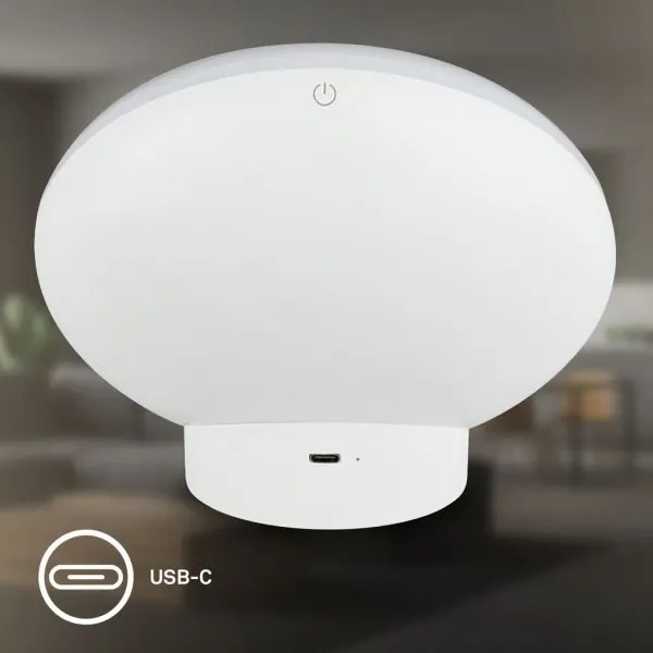 Brilo - LED RGBIC Stmievateľná nabíjacia stolná lampa TARA LED/6W/5V Wi-Fi Tuya+DO