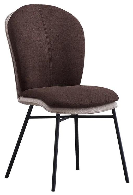 Kondela Jedálenská stolička, hnedá/béžová, KIMEA