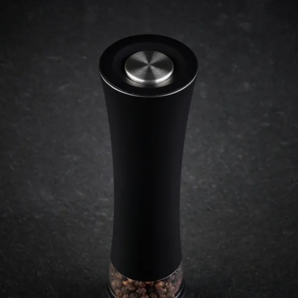 Cole&Mason - Elektrický mlynček na korenie BURFORD 4xAAA 18 cm čierna