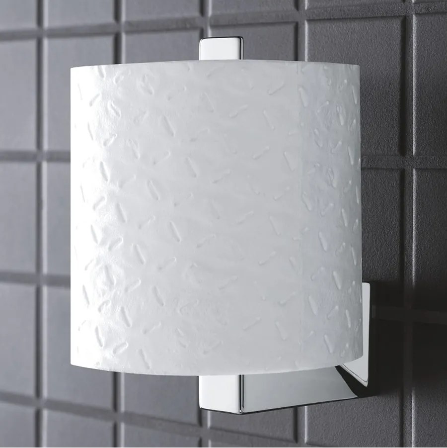 SELECTION CUBE Grohe Selection Cube - Držiak náhradného toaletného papiera, chróm 40784000