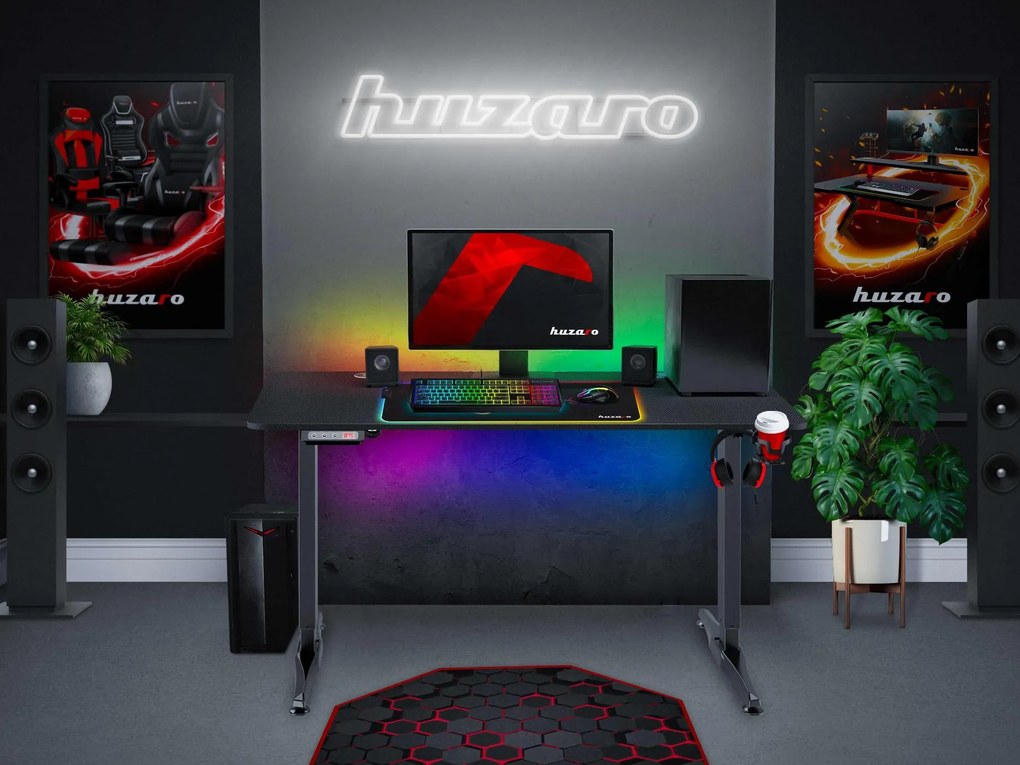 Elektricky nastaviteľný PC stolík Hyperion 8.5 (čierna). Akcia -20%. Vlastná spoľahlivá doprava až k Vám domov. 1087528