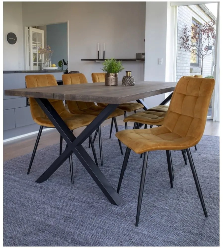 Žlté čalúnené jedálenské stoličky v súprave 2 ks Middelfart – House Nordic