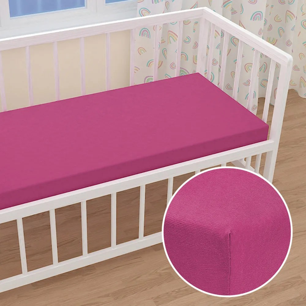 Detské jersey napínacie prestieradlo do postieľky JR-009 Orgovánové 70 x 140 x 10 cm - do postieľky
