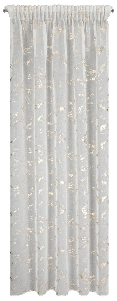 ZÁCLONA NA PÁSKE ALINA 140X270 CM BIELA