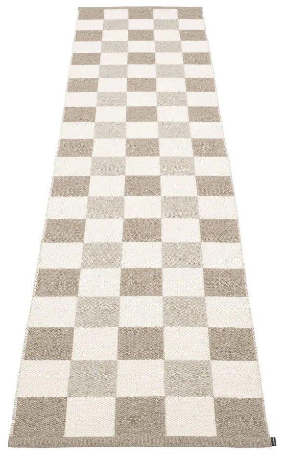 Béžovo-krémový vnútorný a vonkajší behúň 70x300 cm Pix Dark Linen – Pappelina