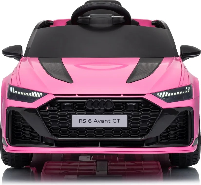 Detské elektrické autíčko Audi RS6 Avant GT ružové