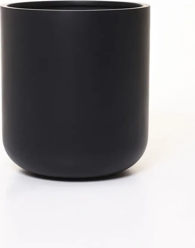 Kvetináč CHICO, sklolaminát, priemer 45 cm, antracit