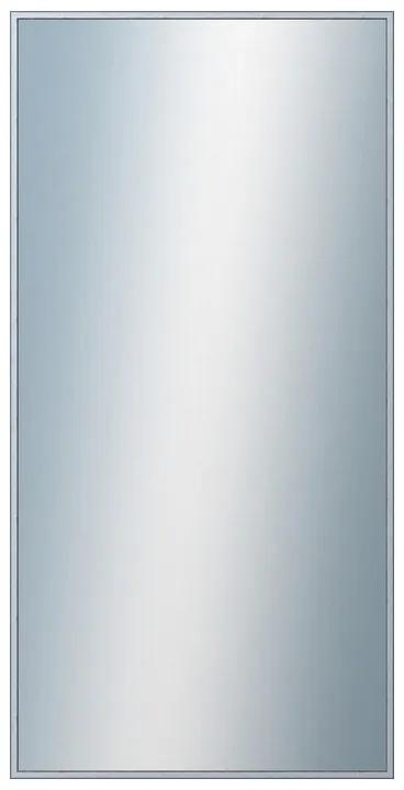 DANTIK - Zrkadlo v rámu, rozmer s rámom 50x100 cm z lišty Hliník strieborná drásaná (7269218)