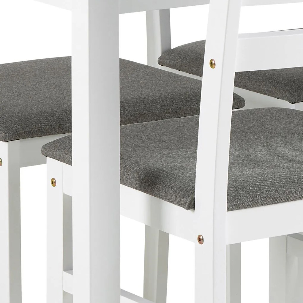 Jídelní set Alicante šedý/bílý