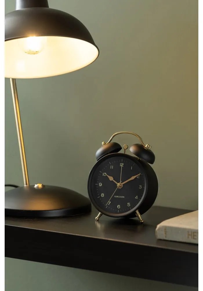Budík ø 10 cm Classic Twin Bell – Karlsson