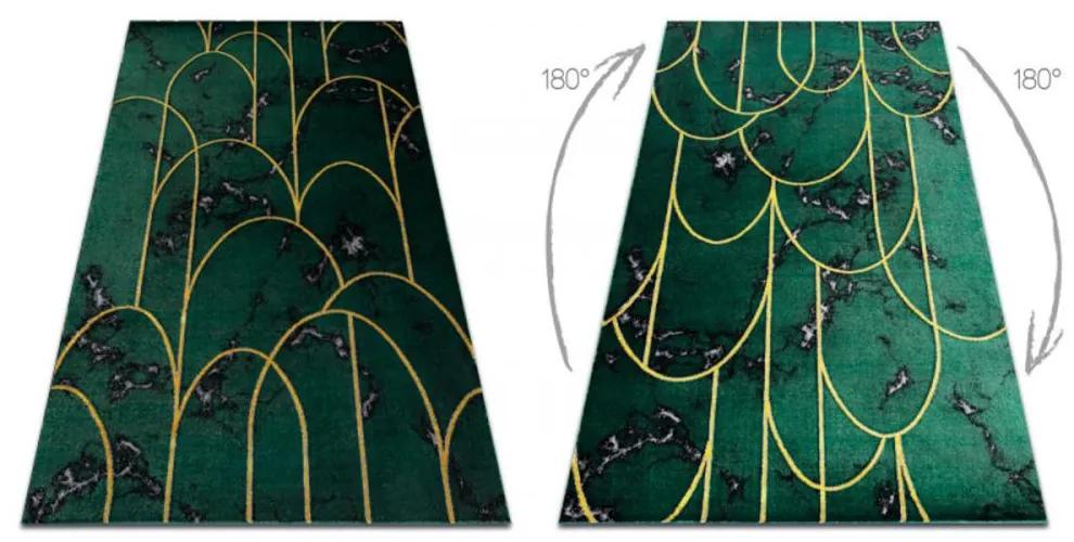 Kusový koberec Zene zelený 80x150cm
