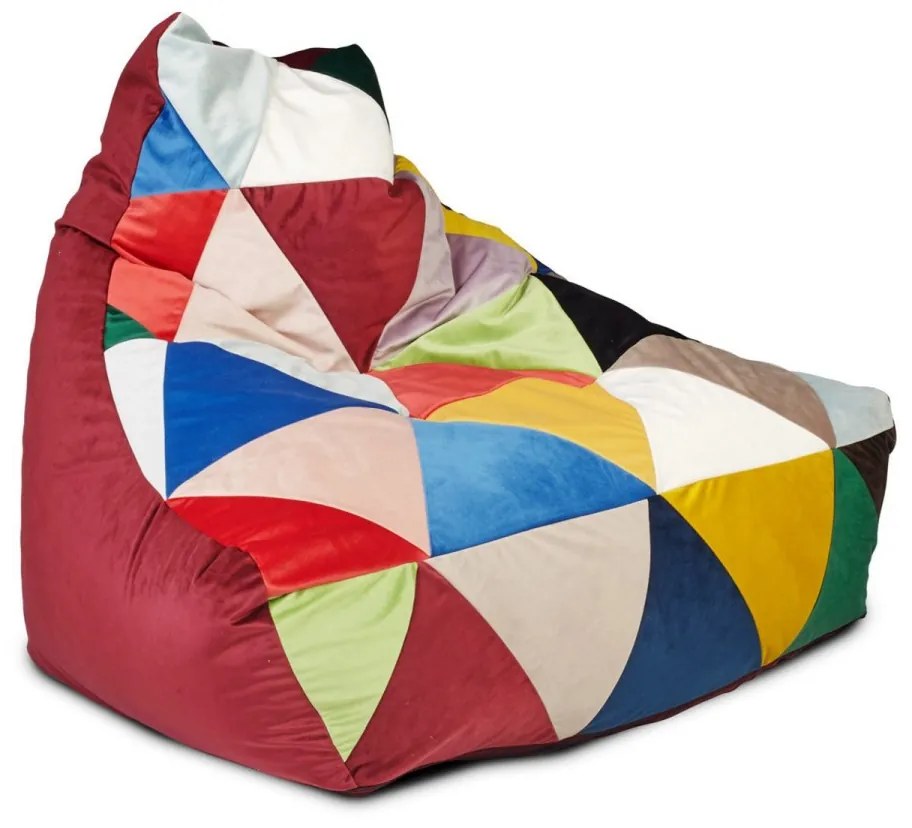 Sedací vak Keiko M Mix Magic Velvet Farba: MV2219 - čierna