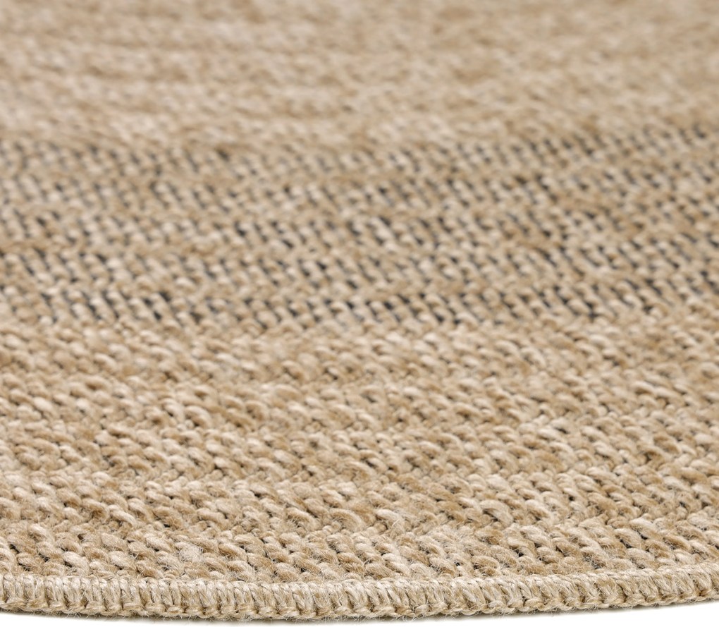 Kusový koberec Comilla 886 Black kruh, 80x80 (priemer) kruh, hnedá, chodba / predsieň, Ayyildiz