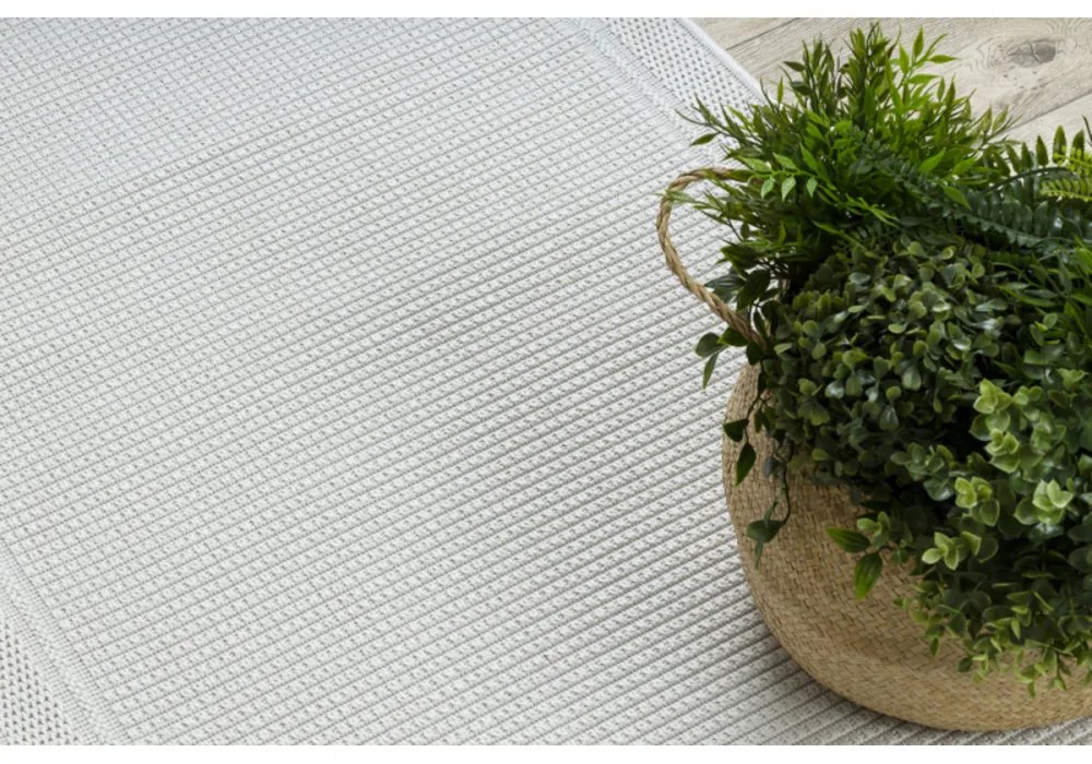 Kusový koberec Duhra biely atyp 80x300cm