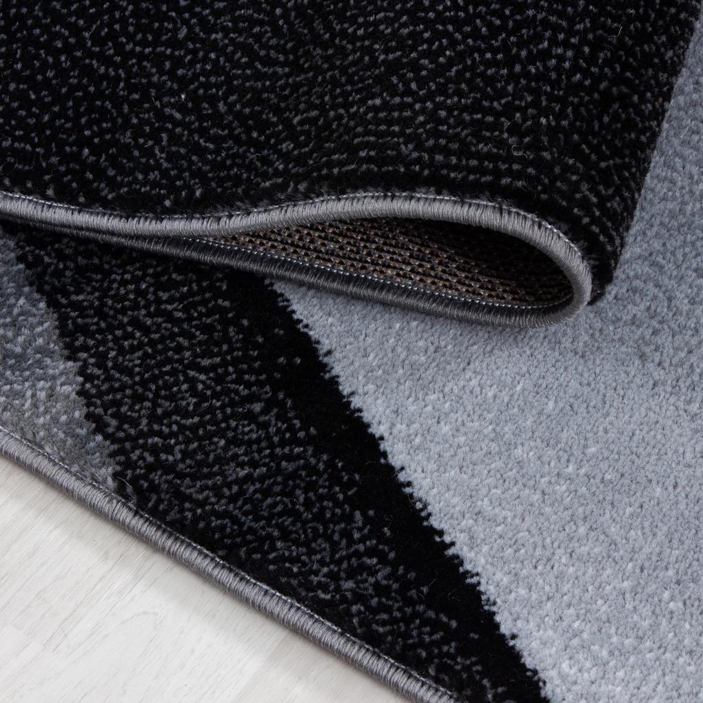 Ayyildiz koberce Kusový koberec Plus 8010 black - 80x300 cm