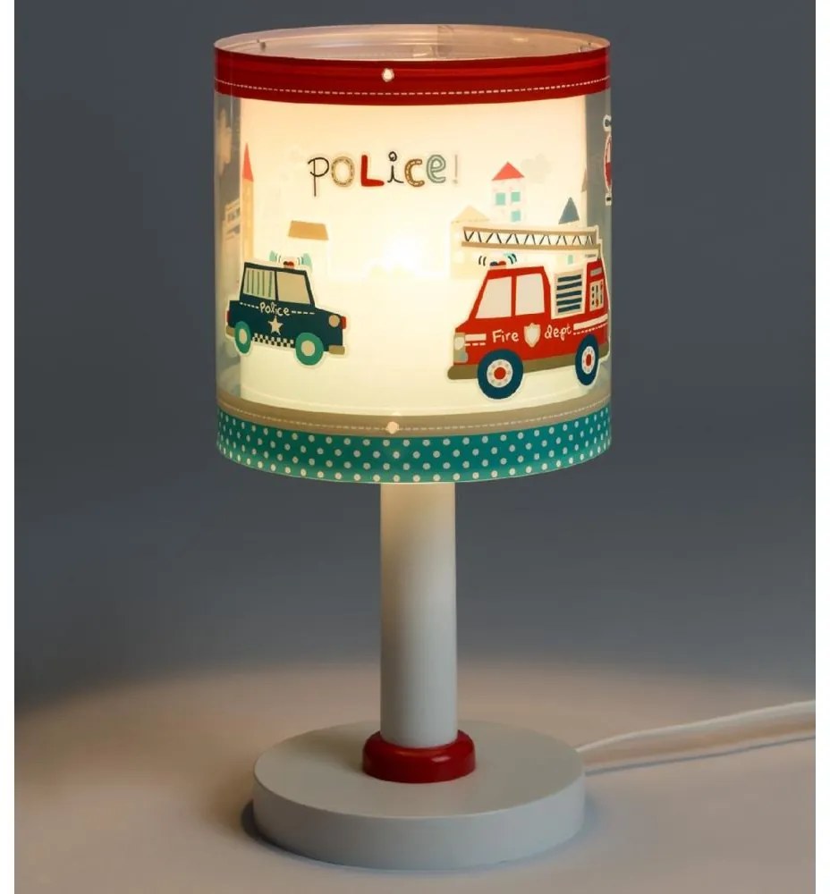 Dalber 60611N - LED detská lampička POLICE 1xG4/4W/230V pestrofarebná