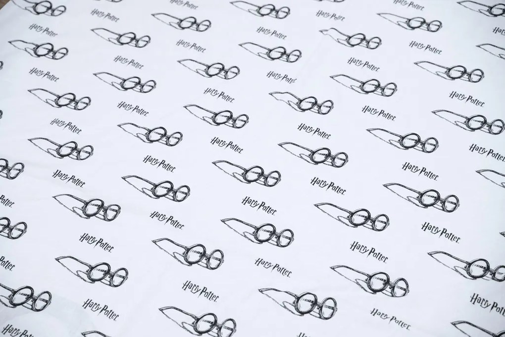 Svietiace obliečky HARRY POTTER VISION biele Rozmer obliečky: 70 x 90 cm | 140 x 200 cm