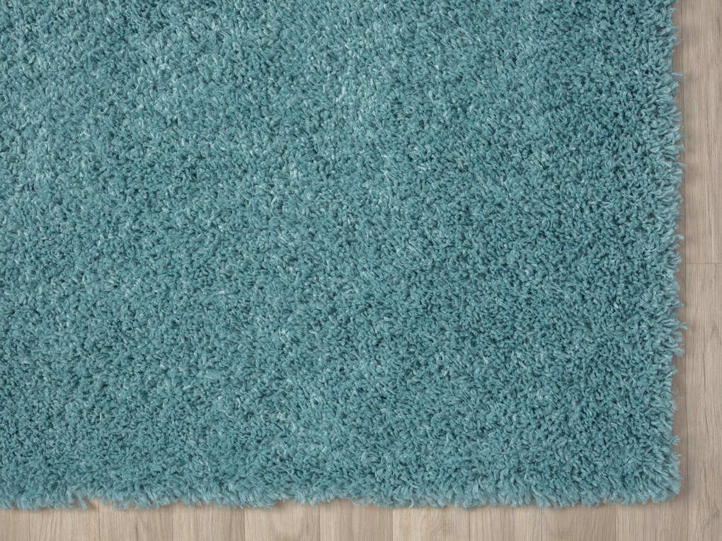 My Flair, Kusový koberec My Shaggy hellblau, 160x230, modrá, chodba / predsieň