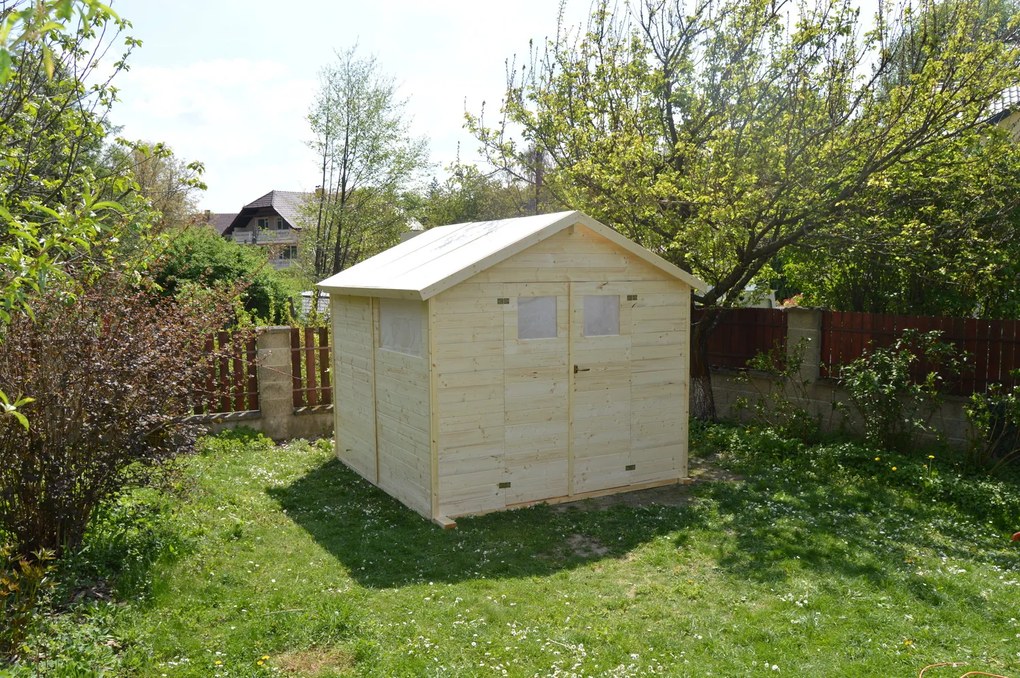 Drevený domček ROSA (2,7 × 2,7 m)