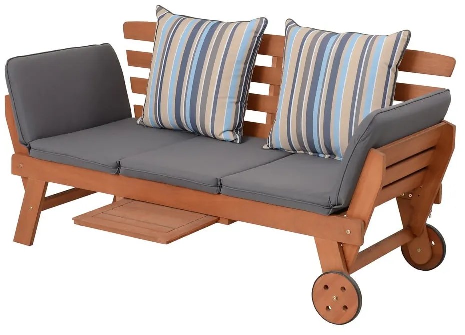 Hnedá drevená záhradná lavica Rincon – Garden Pleasure